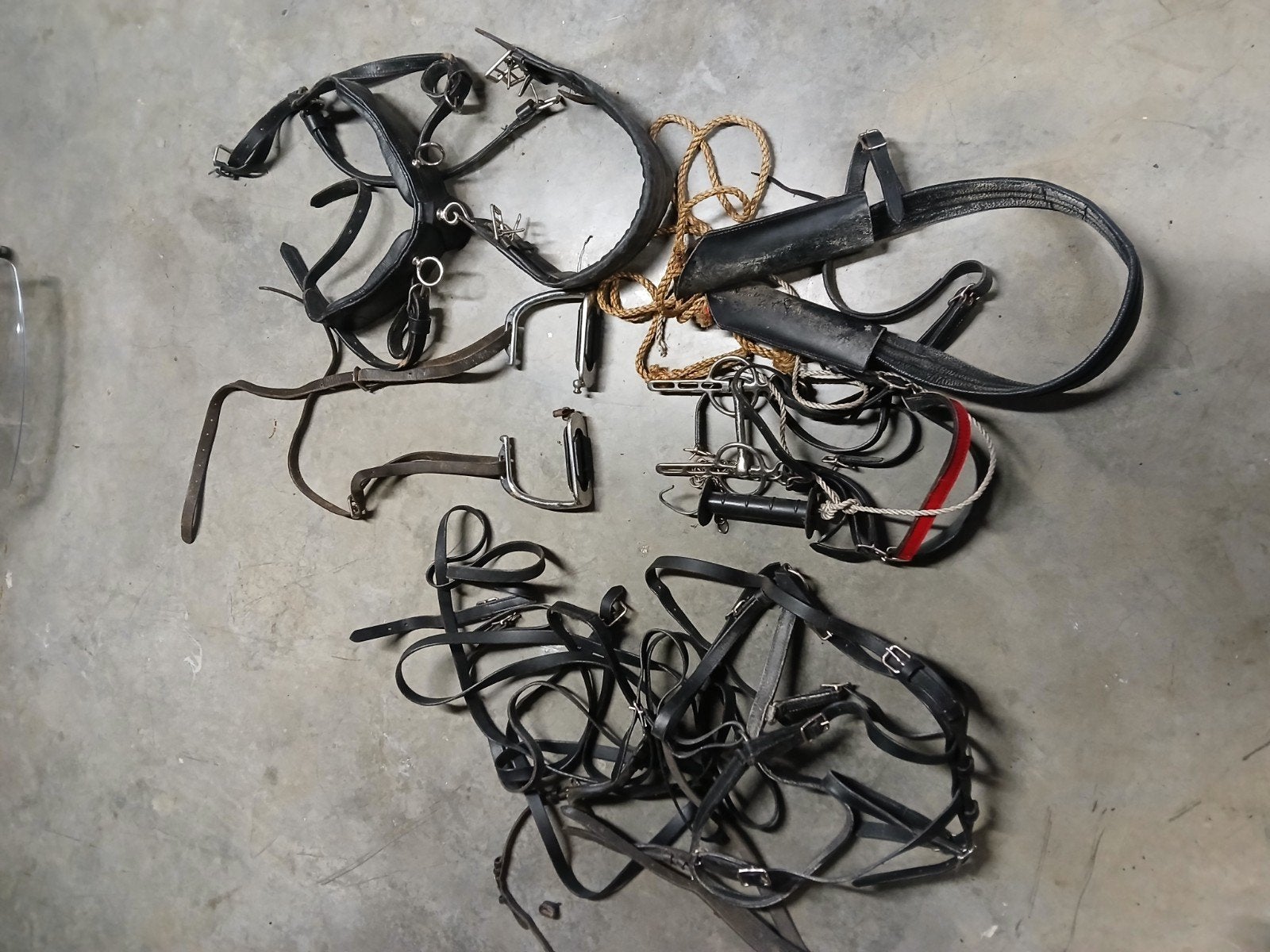allerlei voor paarden en pony's, Dieren en Toebehoren, Ophalen, Gebruikt, Inclusief teugels, Bit