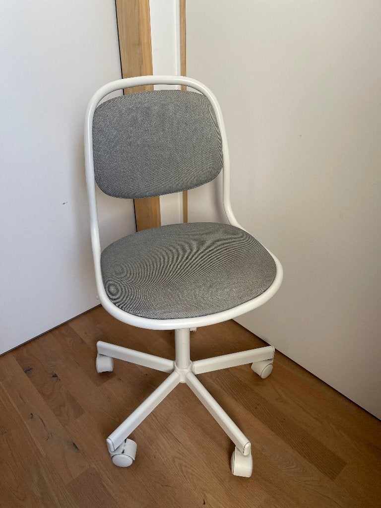 Bureaustoel Ikea Örfjäll kind, Ophalen, Gebruikt, Grijs, Bureaustoel