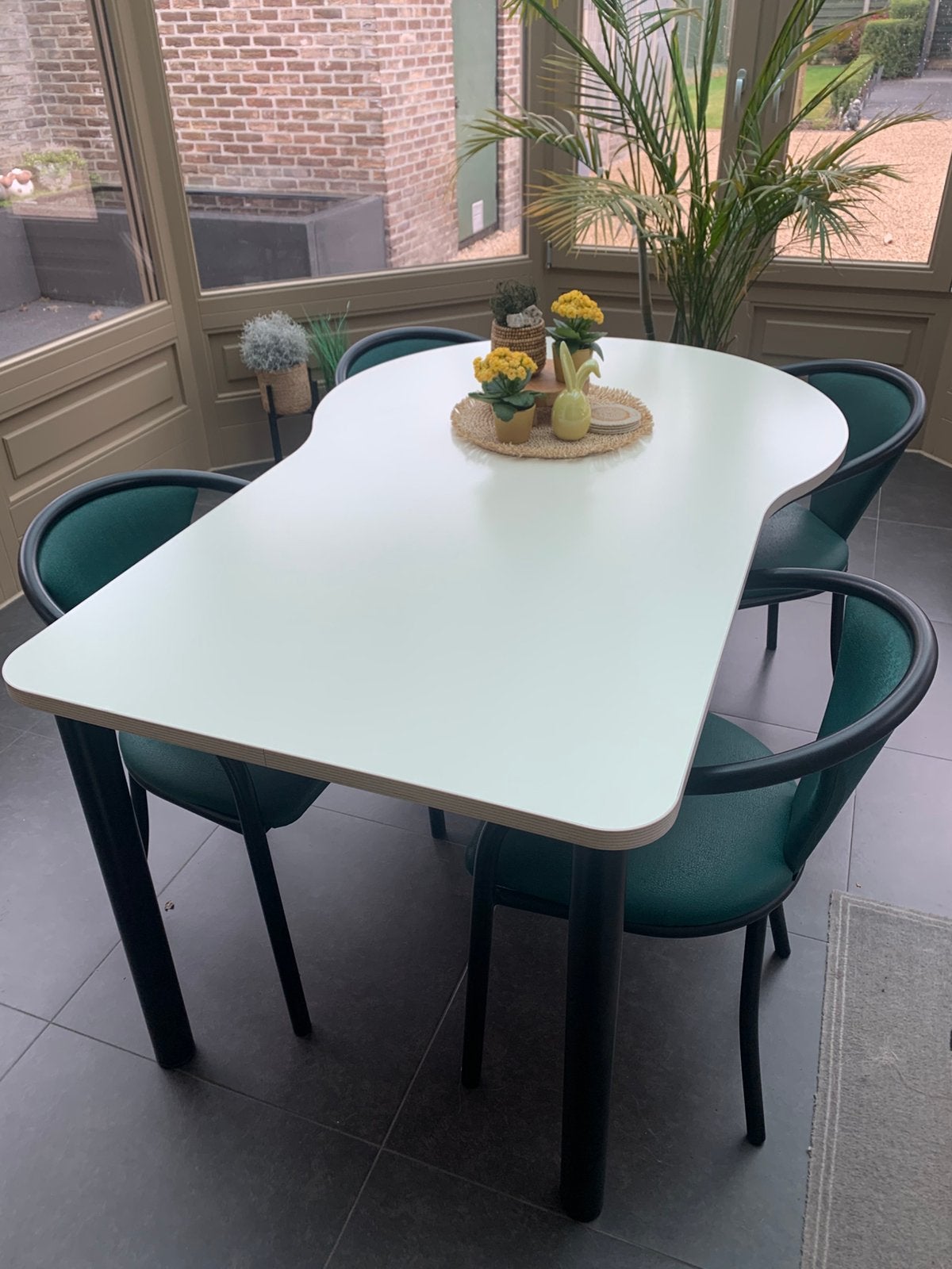 Table avec 4 chaises, Enlèvement, Utilisé, Autres formes