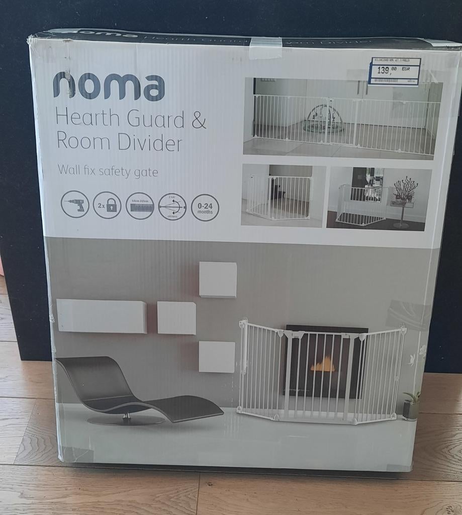 NOMA traphek / haardbeschermer 5-delig, Ophalen, Zo goed als nieuw, 115 cm of meer, Metaal of IJzer
