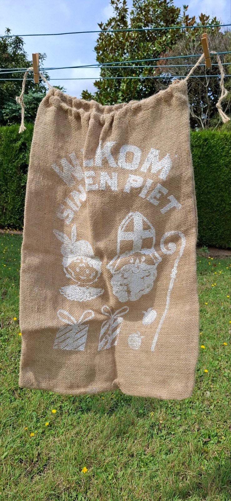 SAC EN JUTE ST NICOLAS., Enlèvement