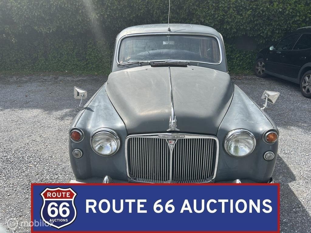 Rover P4 110 | 1964 | Route 66 Auctions, Auto's, Rover, Zwart, Bedrijf, Handgeschakeld