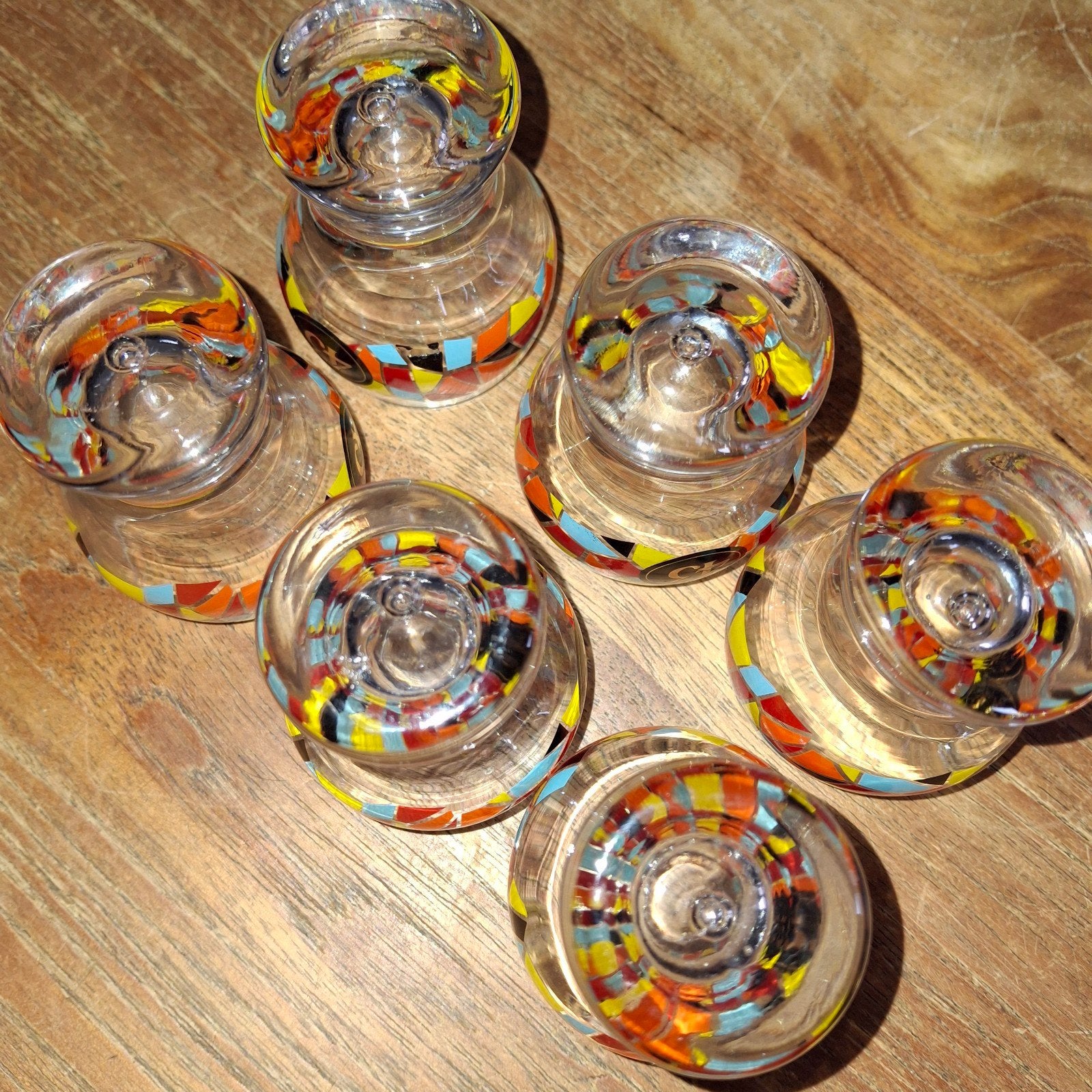 likeur 43 vintro glaasjes, Ophalen of Verzenden, Zo goed als nieuw, Borrel- of Shotglas