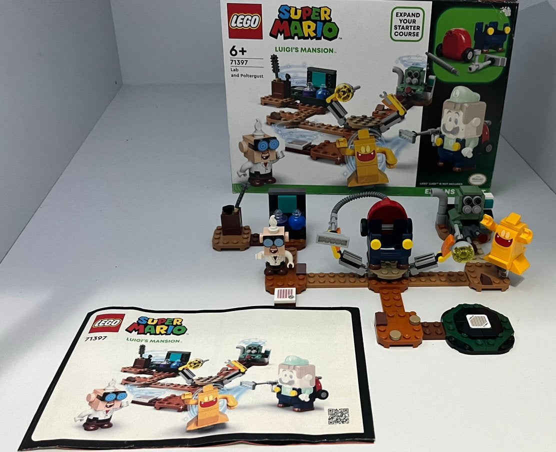 LEGO Super Mario 71397 -  Luigi’s Mansion-lab en Spookzuiger, Accessoires inclus, Lego, Ensemble complet, Comme neuf