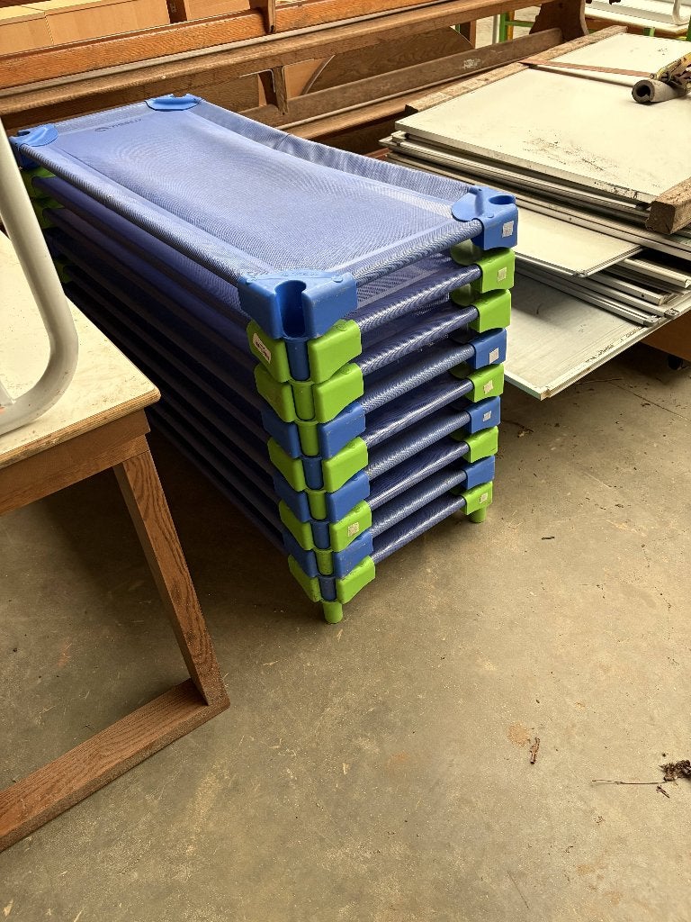 Kleuterbed, Ophalen, Gebruikt