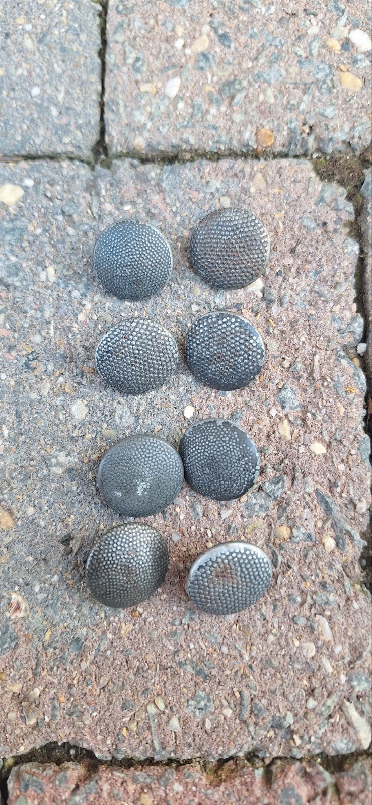 Lot de boutons allemand, Enlèvement