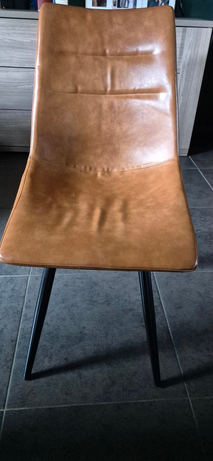 eetkamerstoelen, Huis en Inrichting, Stoelen, Ophalen, Zo goed als nieuw, Bruin