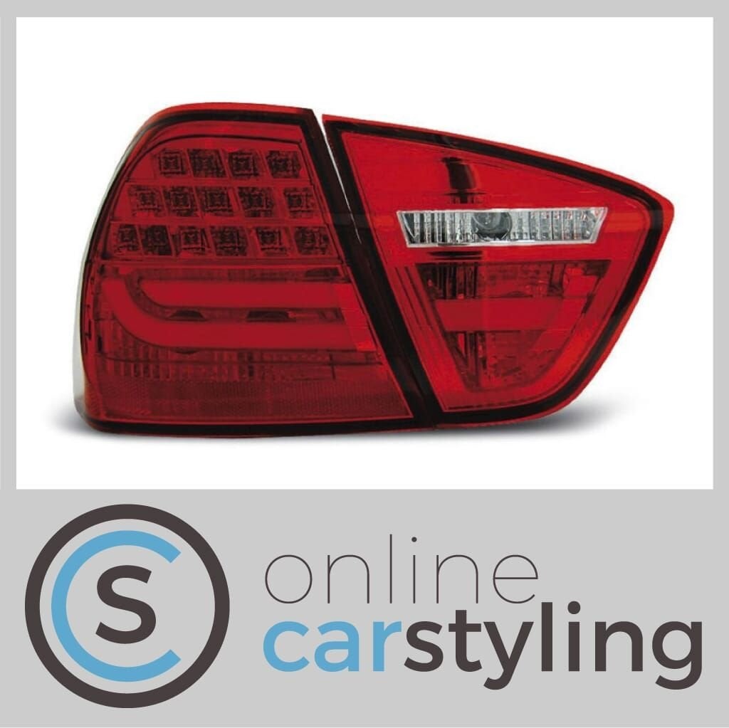 LED Achterlichten BMW 3-Serie E90 Rood Lightbar Design, Auto-onderdelen, -, -, Nieuw, Ophalen of Verzenden