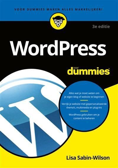 Wordpress voor dummies, Boeken, Informatica en Computer, Lisa sabin-wilson, Nieuw, Ophalen of Verzenden, Internet of Webdesign