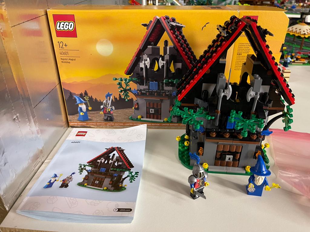 Lego 40601 Majisto’s magische werkplaats 100% compleet, Ophalen of Verzenden, Zo goed als nieuw, Compleet, Lego