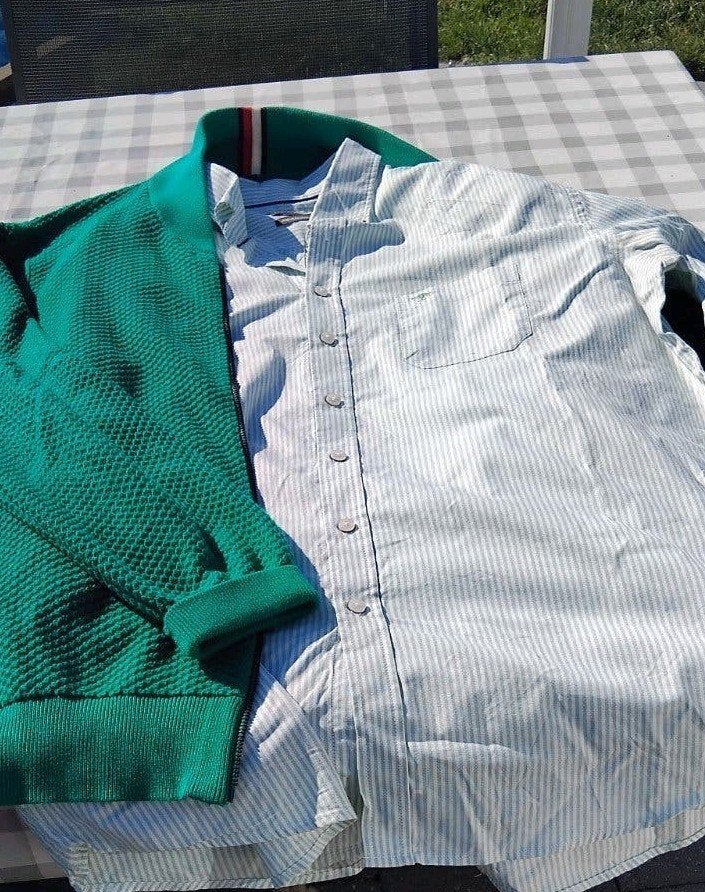 originele vest en hemd,van Tommy en Finch Hatton hemd, Ophalen, Maat 56/58 (XL)