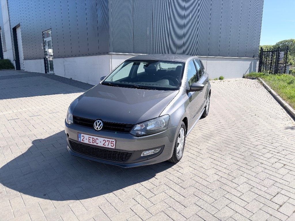 VW Polo 1.2 benzine - 5 deuren 2013, Voorwielaandrijving, Euro 5, Stof, Zwart