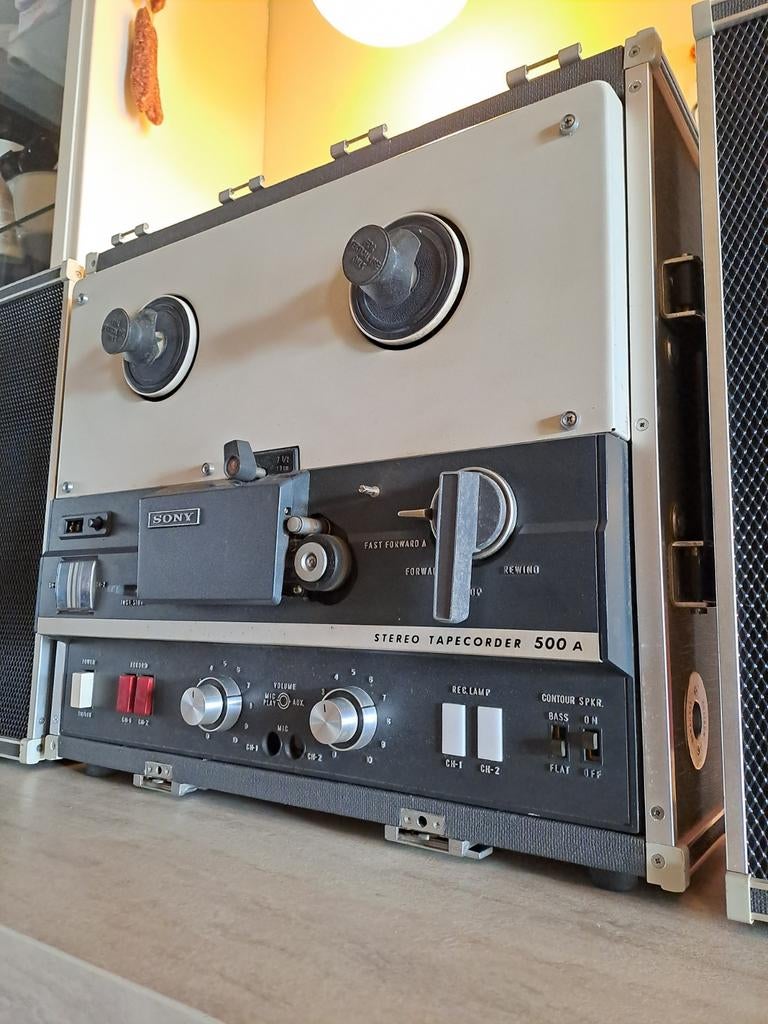 Sony tc 500a bandrecorder, Enlèvement, Magnétophone