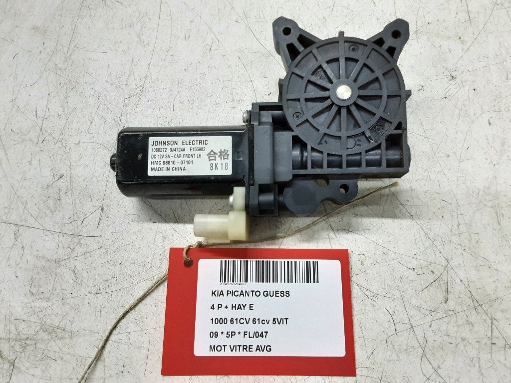 MOTEUR LEVE VITRE ELECTRIQUE AVANT GAUCHE Kia Picanto (BA), Kia, Gauche, Mevr. I. Hauben, Utilisé
