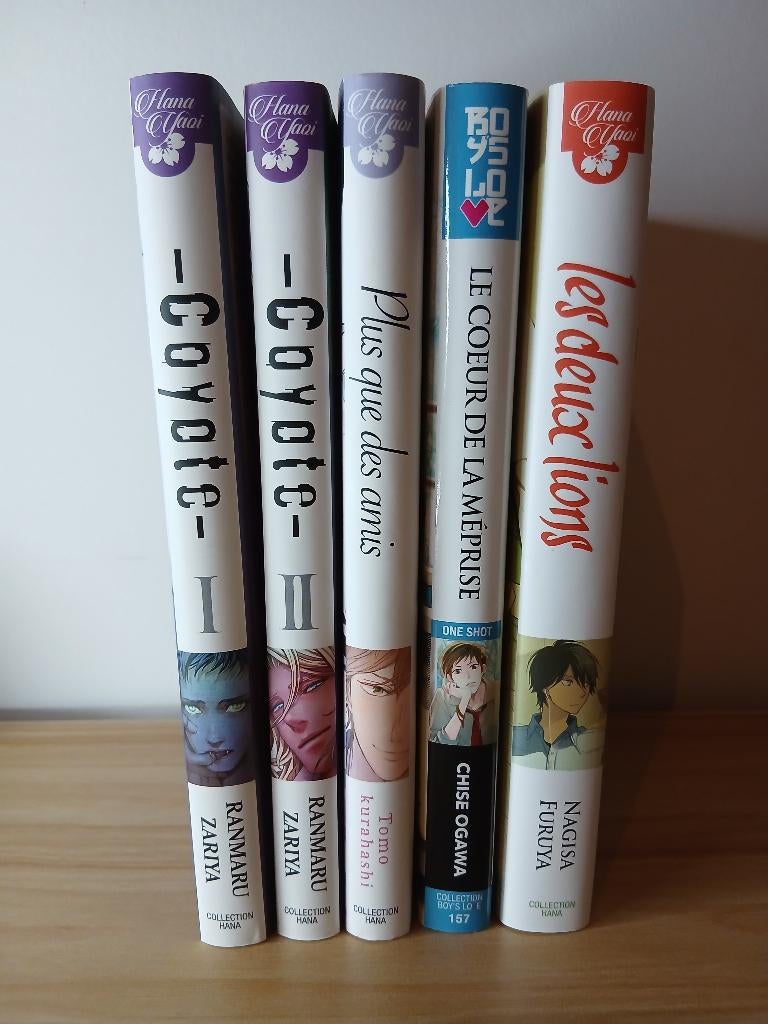 Lot mangas BL / Yaoi – Coyote / Les deux lions, Livres, Neuf, Enlèvement, Comics, Ranmaru Zaria