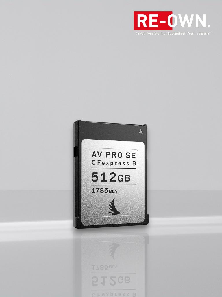 Angelbird PRO CFexpress SE Type B 512 GB topstaat +garantie, SD, Angelbird, Ophalen of Verzenden, Zo goed als nieuw