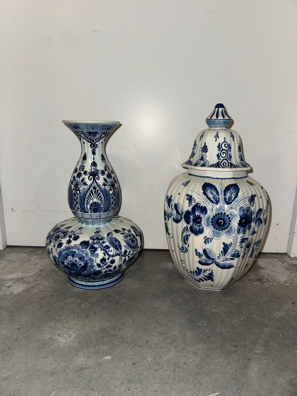 Vazen delfts blauw, Antiek en Kunst, Ophalen of Verzenden