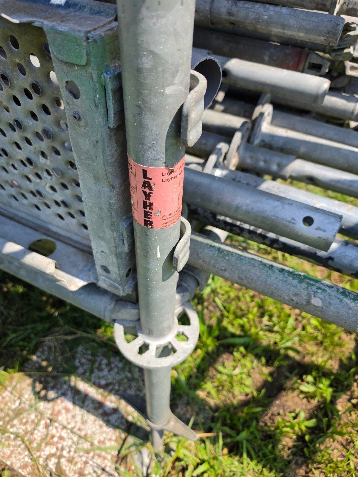 Stelling en steiger, Ophalen