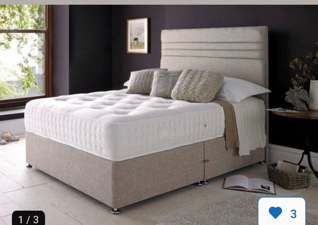 single bed with mattress, Envoi, Une personne, Gris, Bouillotte