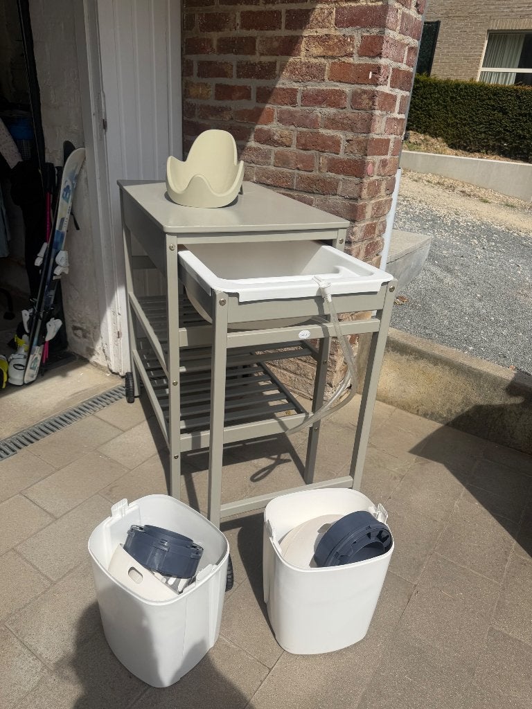 Verzorgingstafel met bad, merk Péricles, Enlèvement, Utilisé, Baignoire, Autres marques