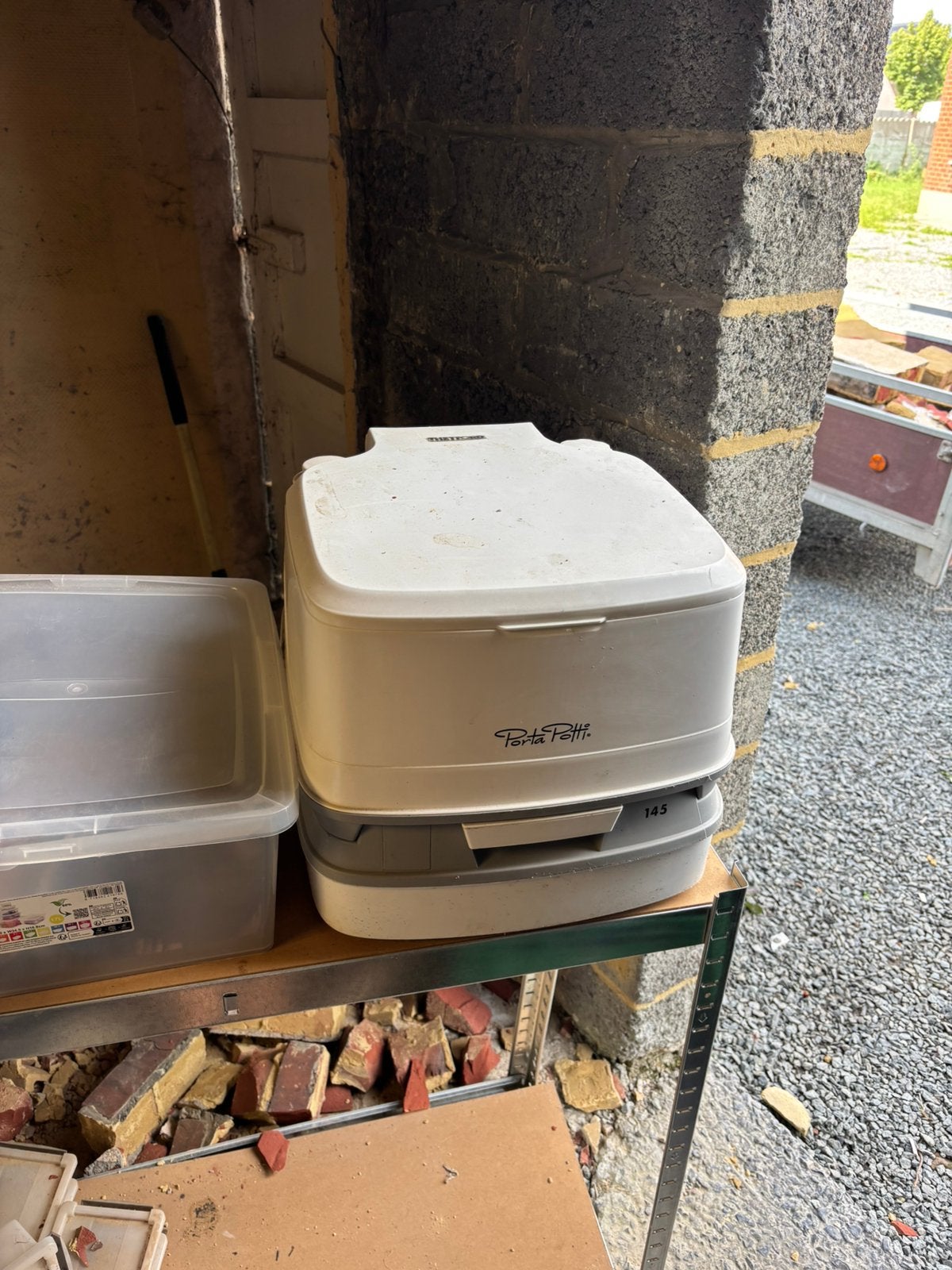 Camping wc, Ophalen, Zo goed als nieuw