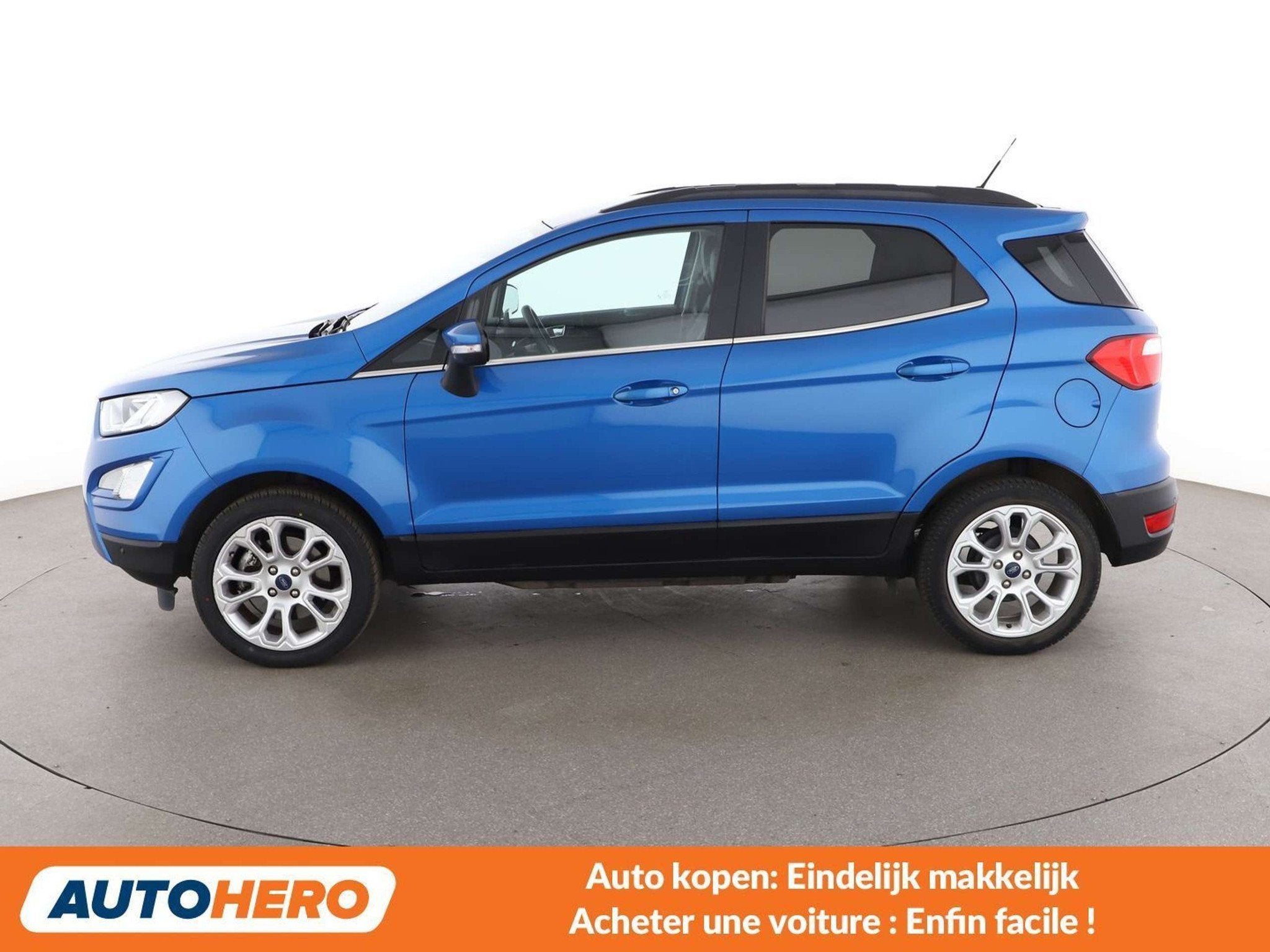 Ford EcoSport 1.0 EcoBoost Titanium (bj 2022), Auto's, Ford, Voorwielaandrijving, Ecosport, Blauw, 5 deurs