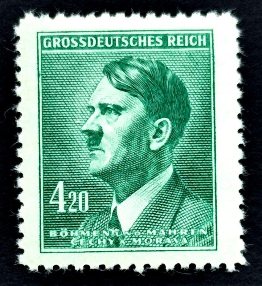 DR:Bohemen & Moravië: A.Hitler 1945! POSTFRIS, Enlèvement ou Envoi, Autres périodes, Non oblitéré