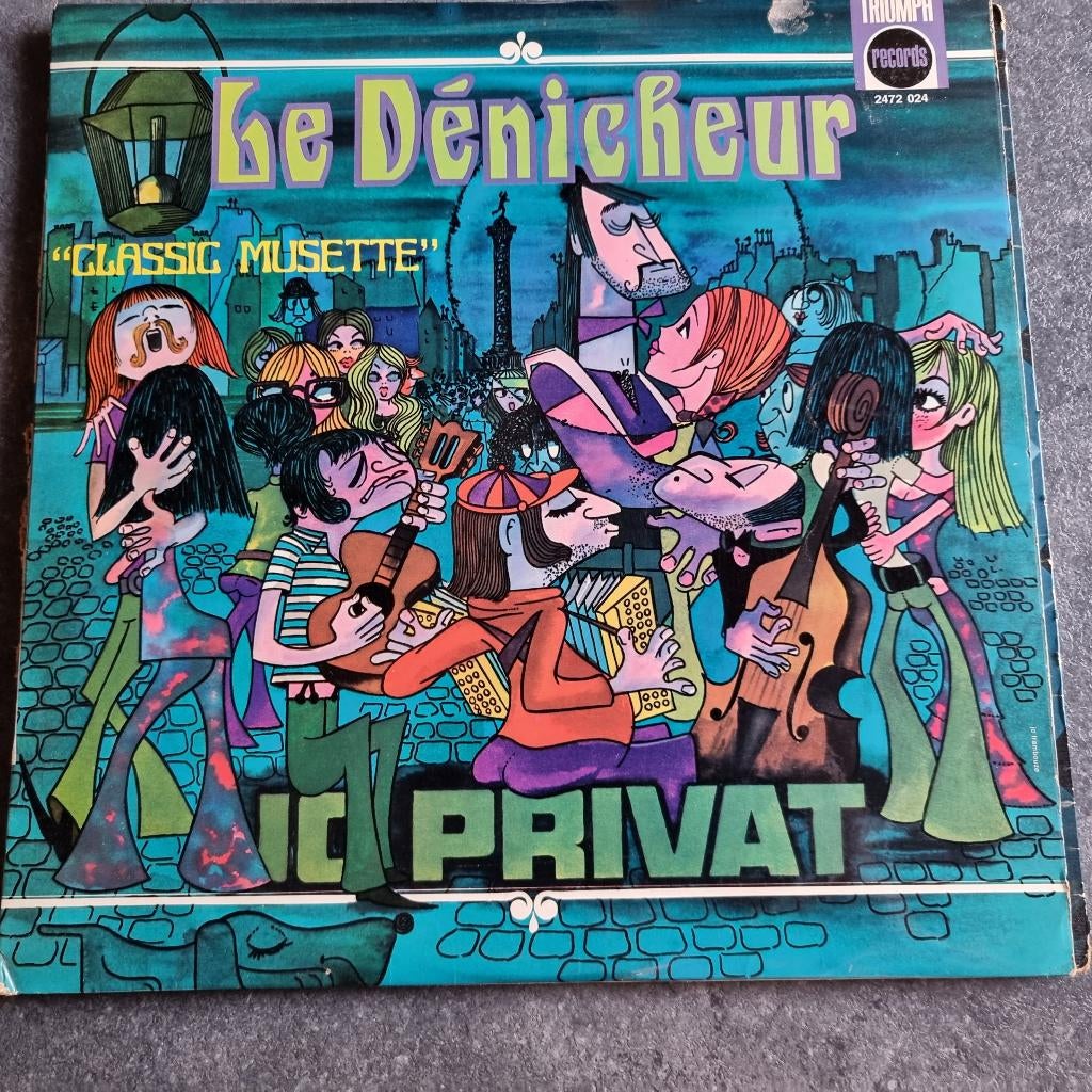 LP Jo Privat – Le Dénicheur, Cd's en Dvd's, Vinyl | Overige Vinyl, Gebruikt, 12 inch, Ophalen of Verzenden