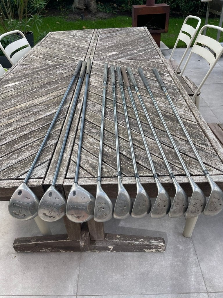 Golfset Callaway Big Bertha + Spalding Executive ijzers, Sport en Fitness, Golf, Ophalen, Gebruikt, Set, Callaway