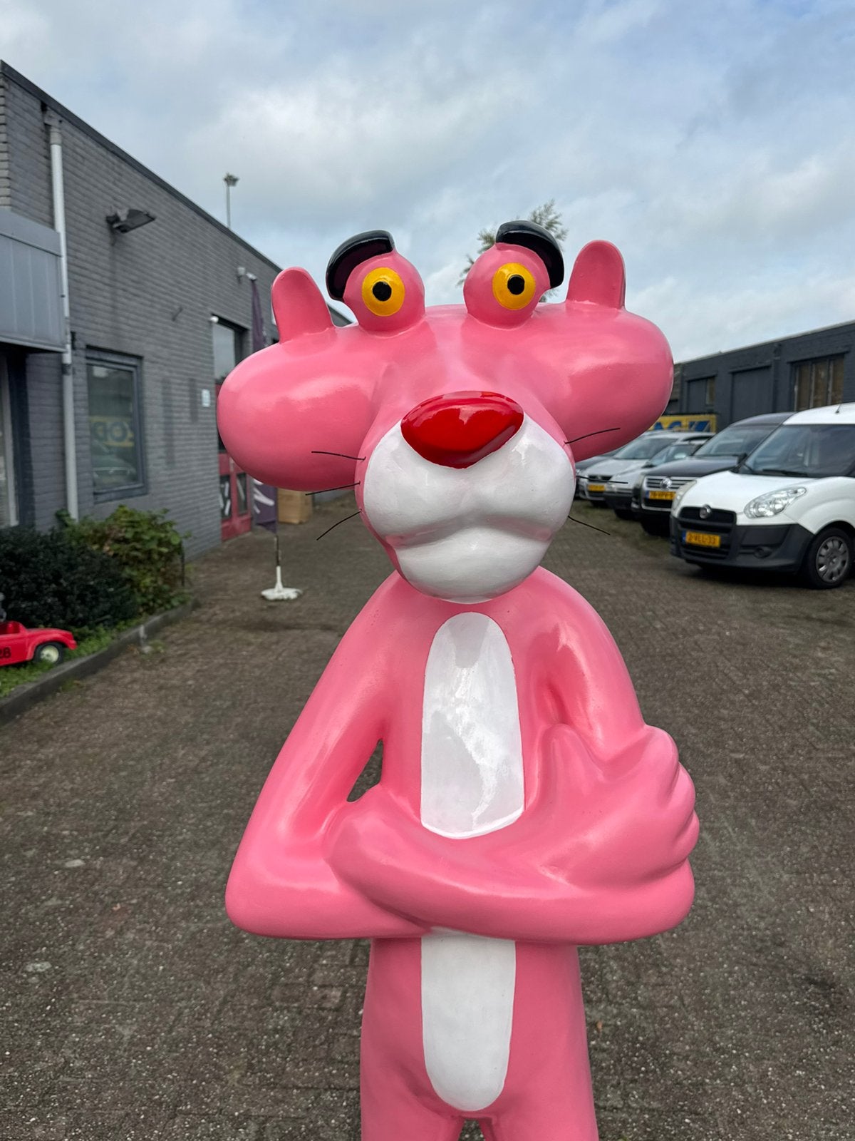 Statue Panthère rose XXL, Collections, Enlèvement, Utilisé, Animal