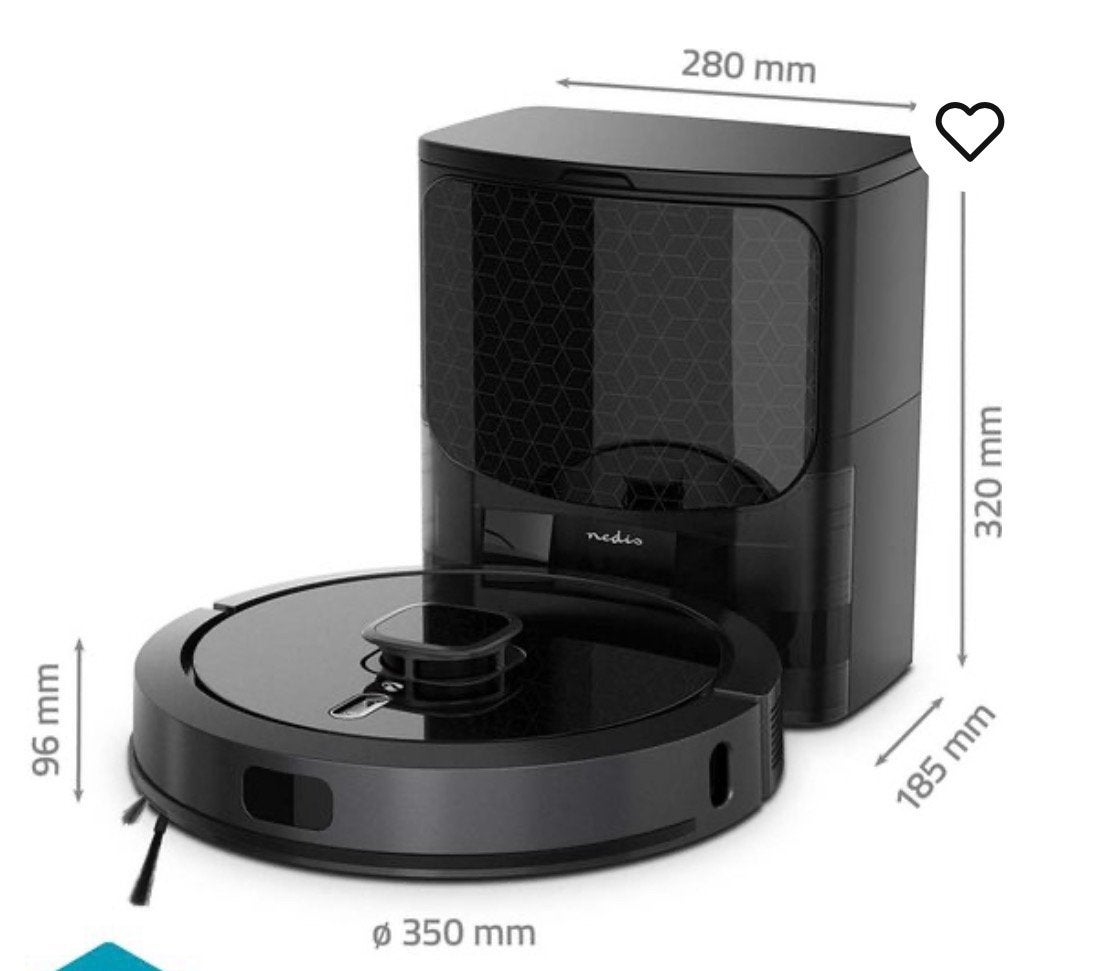 Nedis smartlife robotstofzuiger /dweil, Elektronische apparatuur, Ophalen of Verzenden, Zo goed als nieuw, Robotstofzuiger