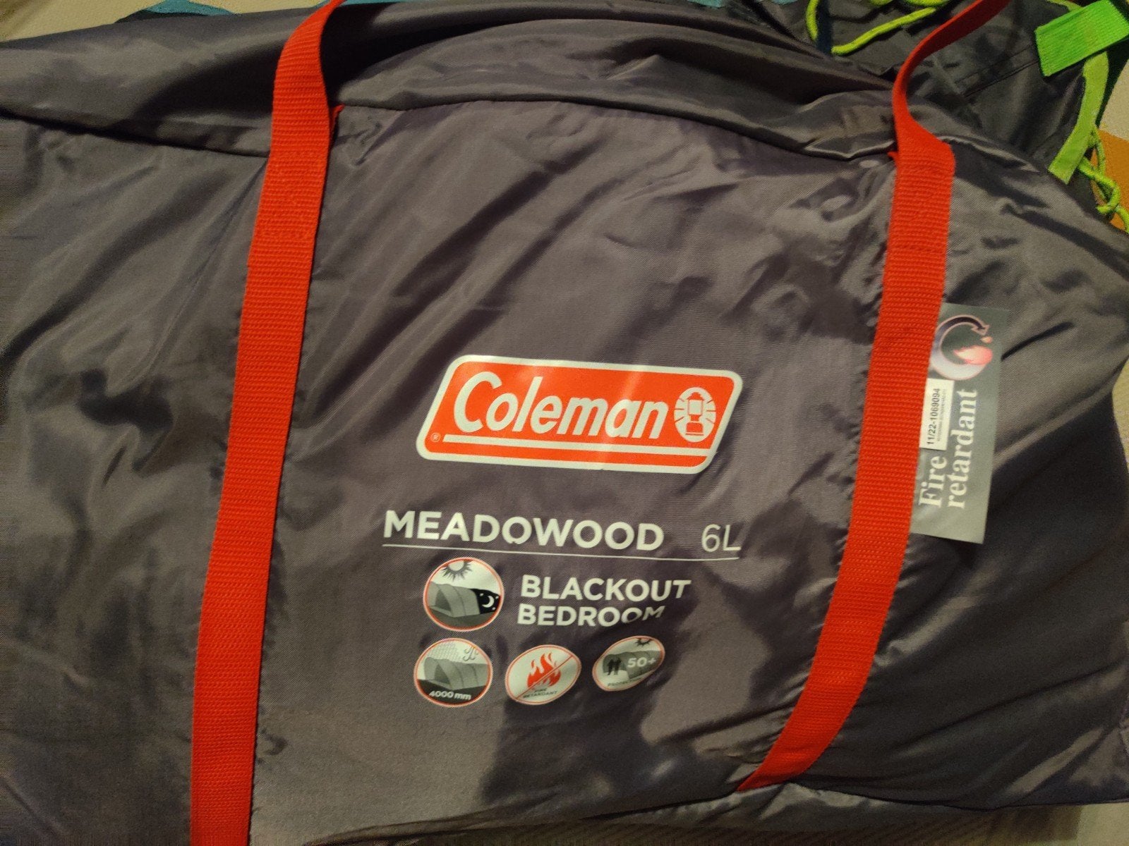 Familietent Coleman meadowood 6l black-out, Enlèvement