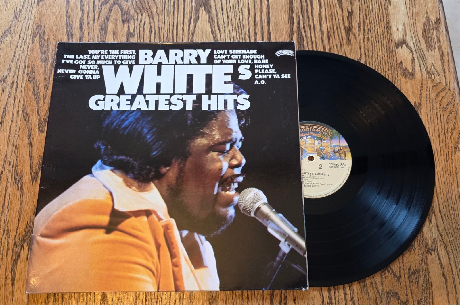 Vinyle Barry White, super état, Ophalen