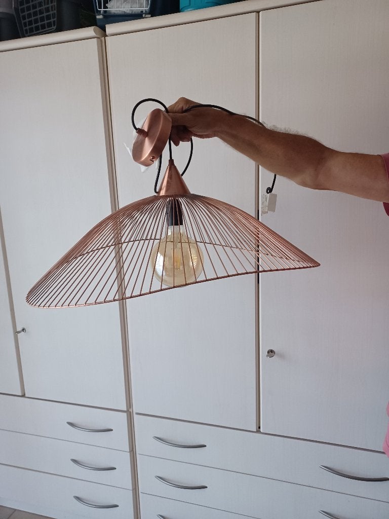 Luster, Huis en Inrichting, Lampen | Kroonluchters, Ophalen, Gebruikt, Metaal