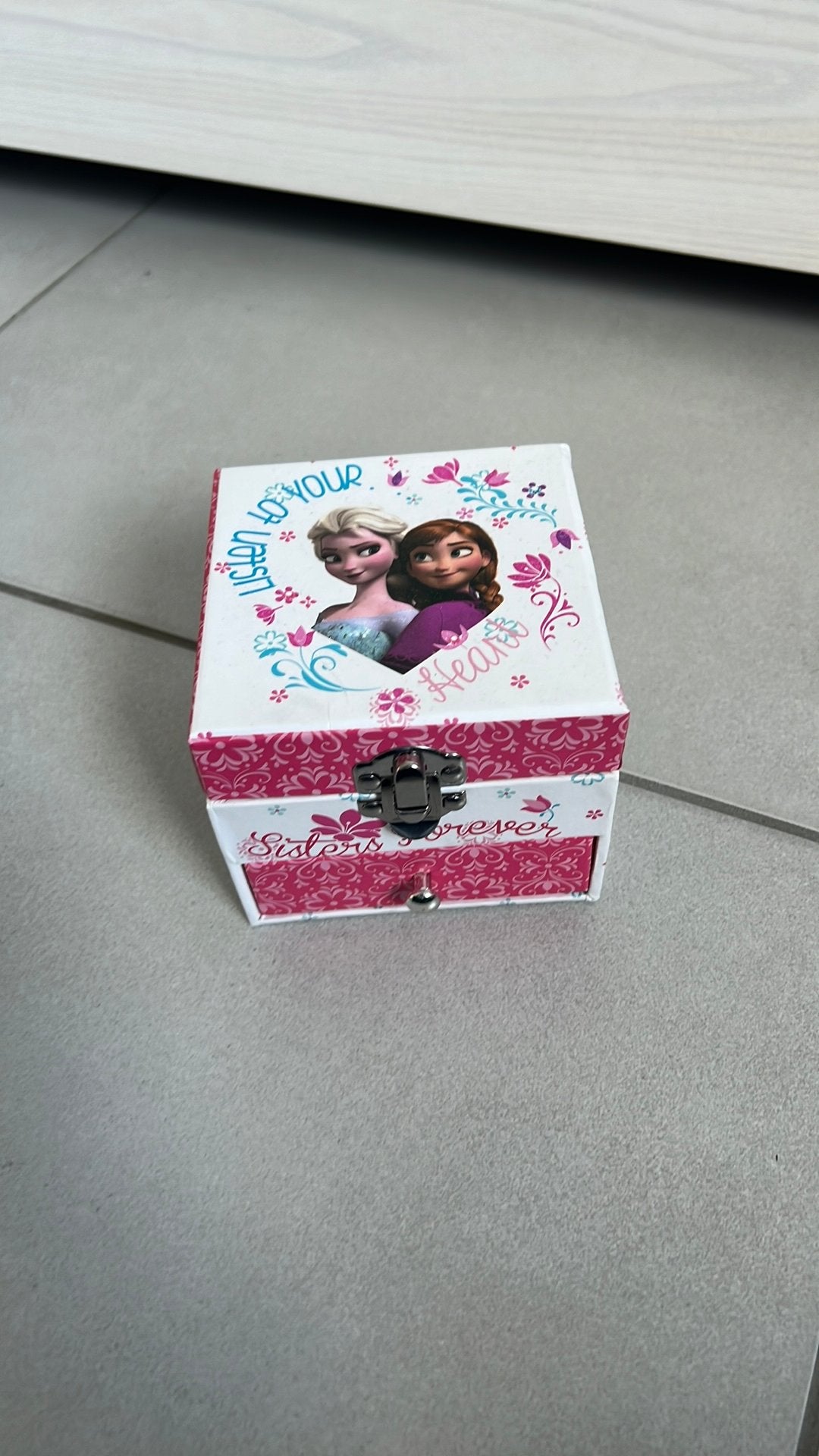 Juwelendoosje Frozen, Wit, Met slot, Nieuw, Ophalen of Verzenden