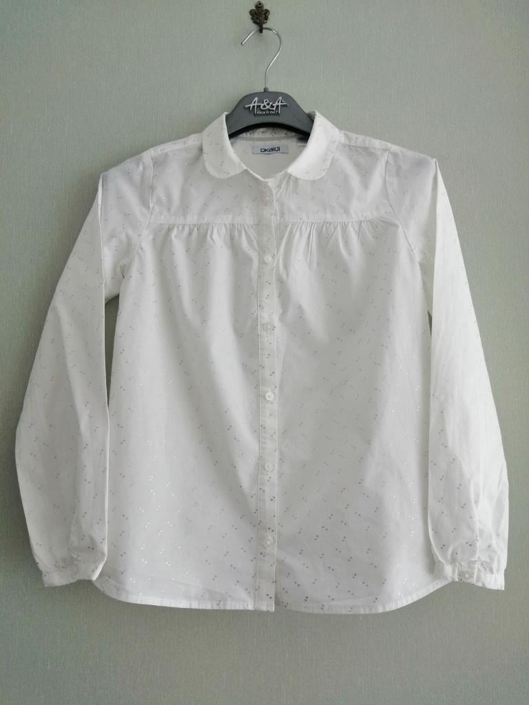 magnifique chemisier Okaidi taille 10 ans, Okaïdi, Chemise ou Chemisier, Comme neuf, Fille