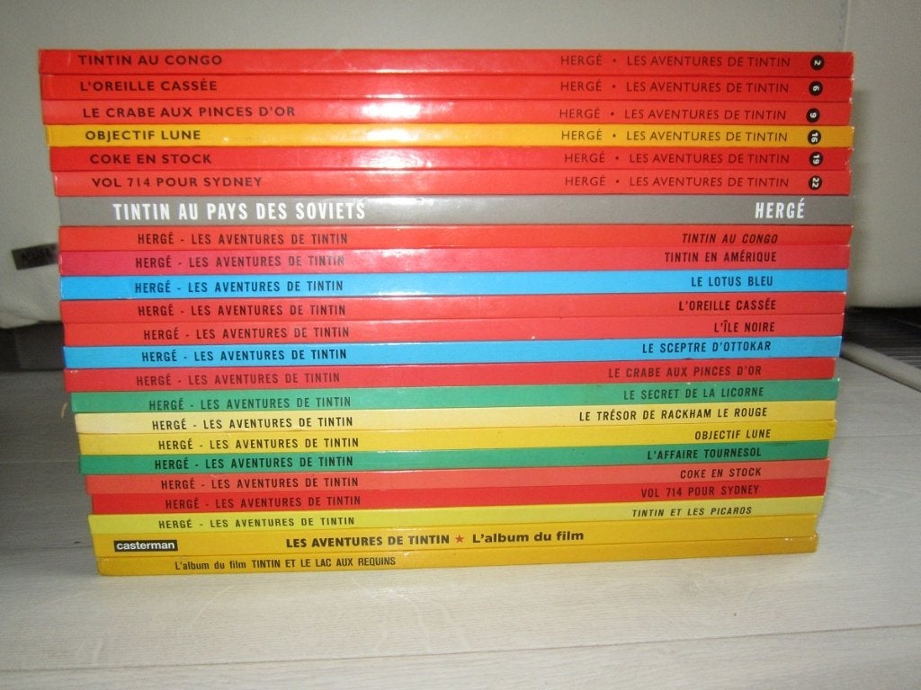 Tintin - 4,00Eur / pièce, Plusieurs BD, Enlèvement ou Envoi, Comme neuf, Hergé