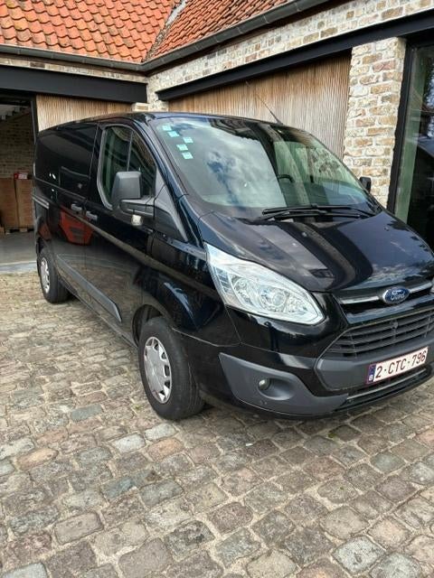 mooie ford custom, Auto's, Bestelwagens en Lichte vracht, Zwart, 4 cilinders, Zwart, Particulier