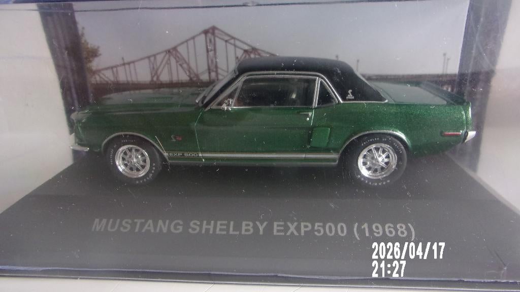MUSTANG SHELBY EXP500 1968. De AGOSTINI 1/43 NEUVE SCELLEE, Ophalen of Verzenden, Nieuw, Auto, Overige merken