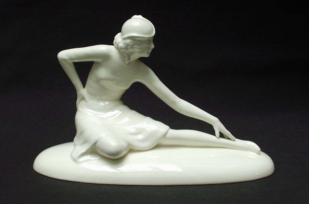 Art Deco Beeld - Lorenzl voor Goldscheider., Antiek en Kunst, Ophalen of Verzenden