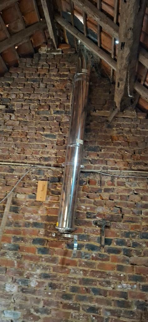 Tuyaux de cheminée isolés en inox, Enlèvement, Comme neuf, Ventilateur et Extracteur