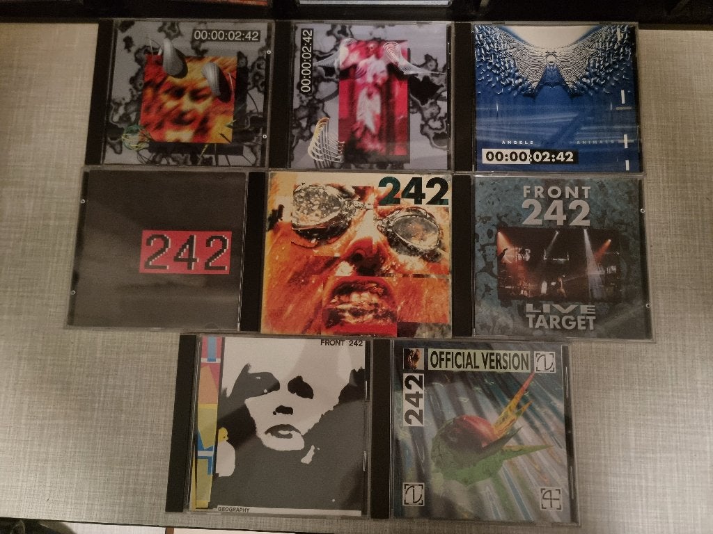 Front 242 CD's te koop – Prima staat, Overige genres, Inclusief doosje, Ophalen of Verzenden, Zo goed als nieuw