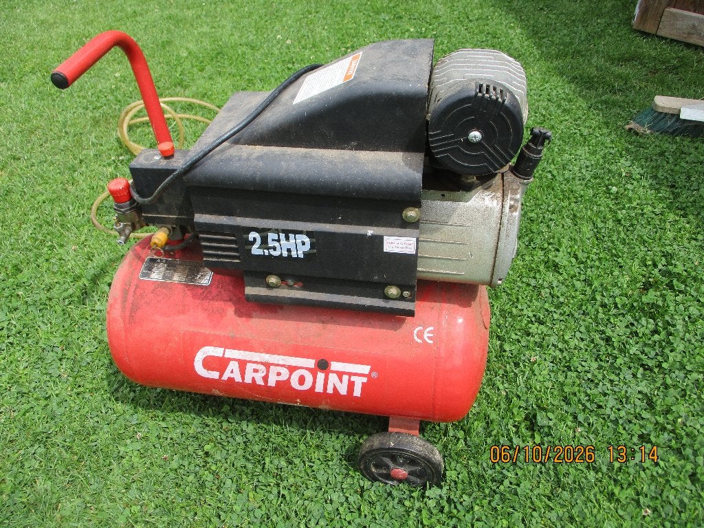 compresseur Carpoint 2.5 hp, Bricolage & Construction, Compresseurs, Utilisé, Mobile, Enlèvement