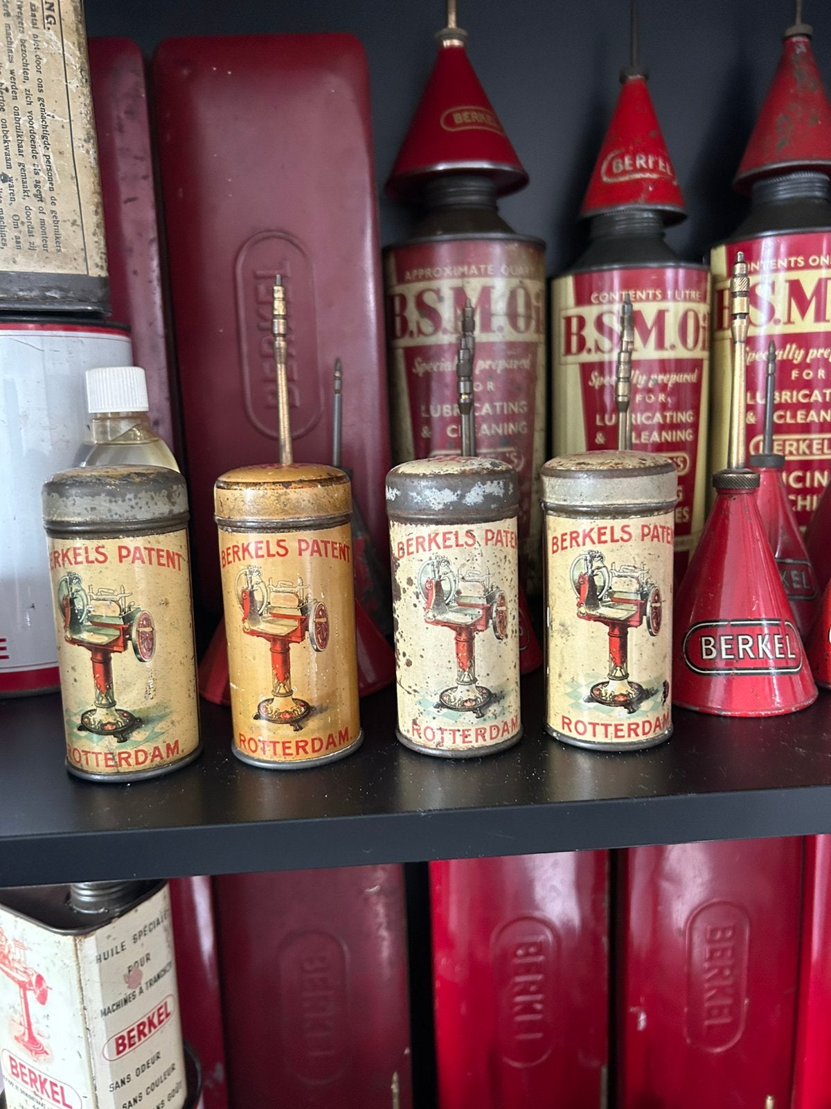 ZOEK alle soorten oude blikken van snijmachine berkel, Enlèvement, Utilisé, Autre, Autres marques