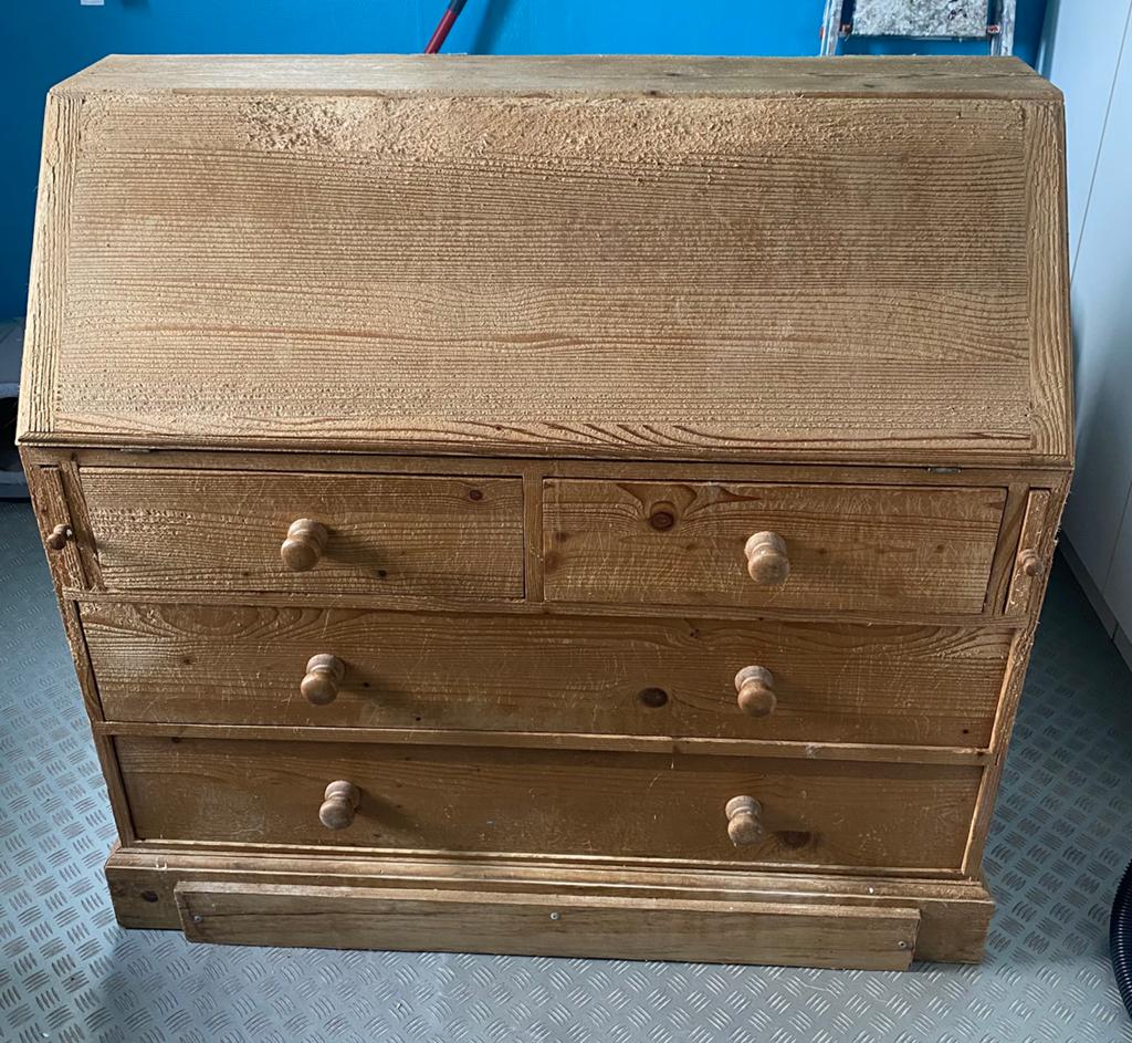 Secretaire à retaper, Enlèvement, Utilisé, Chêne