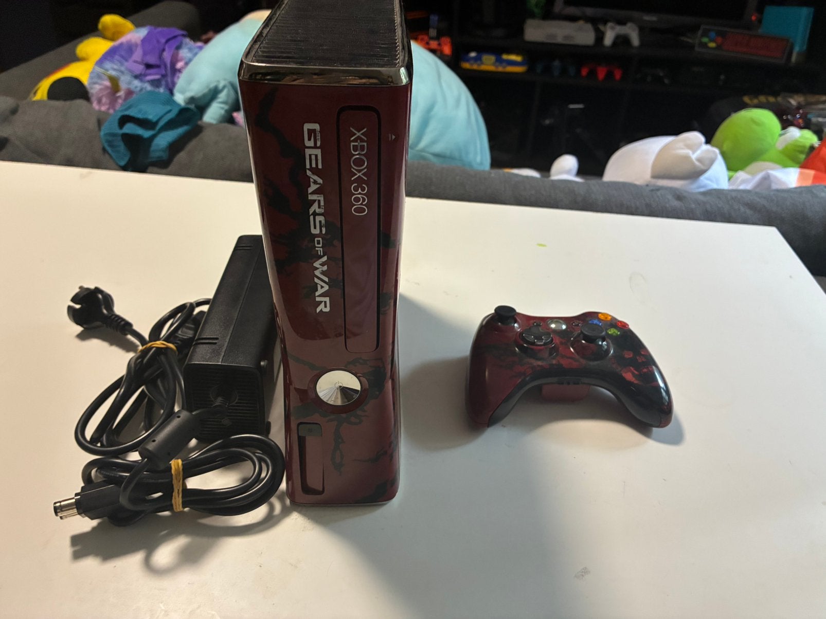 Xbox 360 Gears of War Limited Edition met controller, Ophalen of Verzenden, Zo goed als nieuw