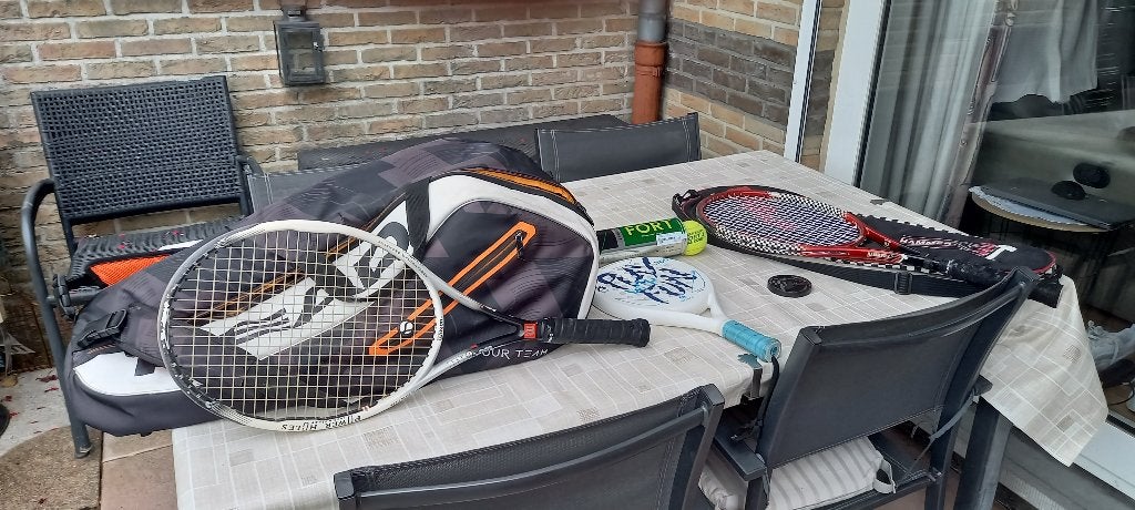 tennis assortiment, Ophalen, Gebruikt, Racket