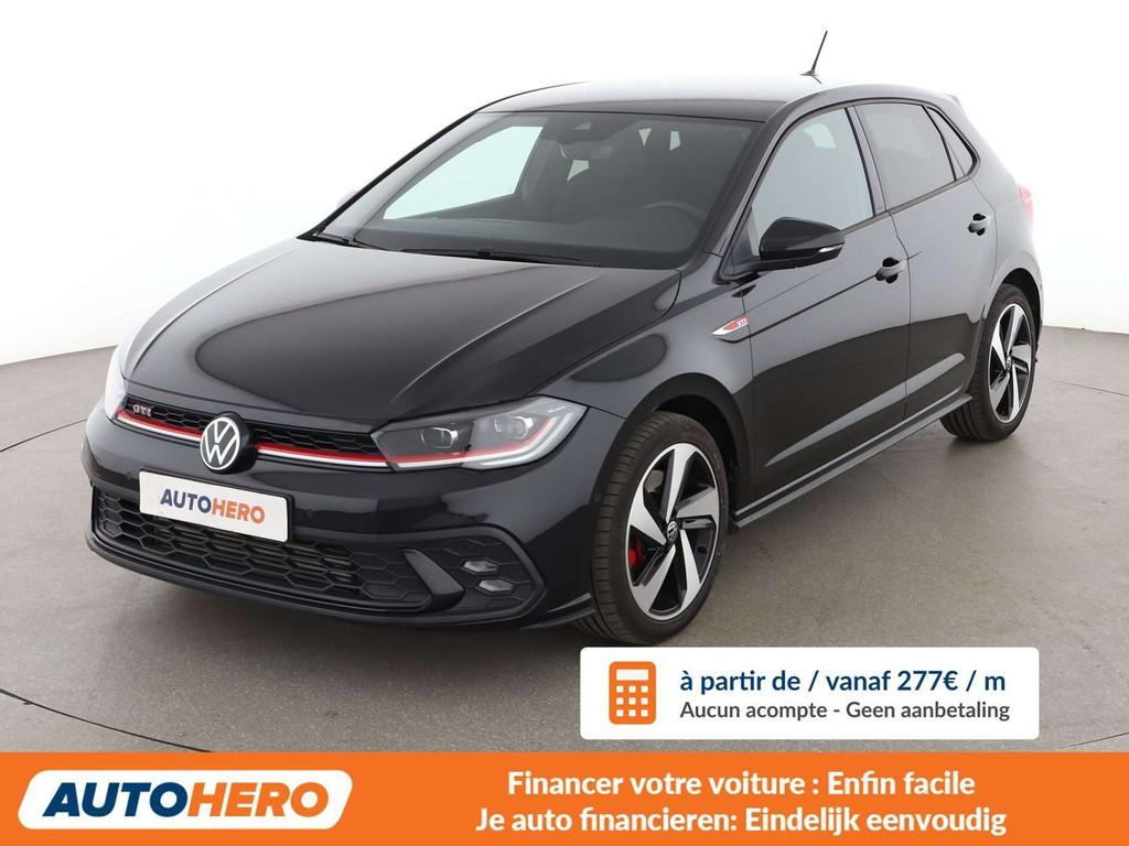 Volkswagen Polo 2.0 TSI GTI (bj 2023, automaat), Auto's, Stof, Euro 6, 1984 cc, Zwart