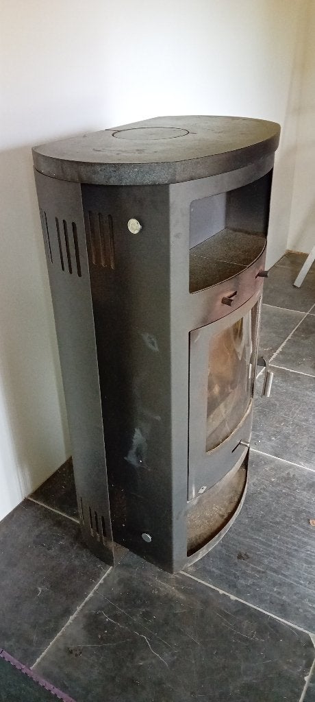 Speksteenkachel, Huis en Inrichting, Ophalen, Gebruikt, Houtkachel, Vrijstaand