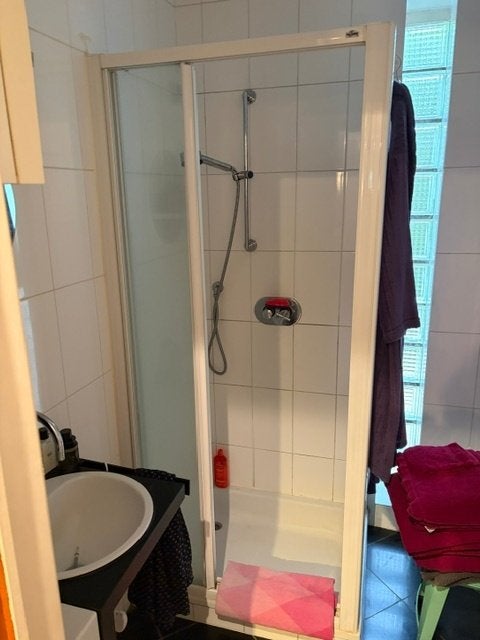 Douche bak 90x75diep Met douche scherm, Enlèvement, Comme neuf, Douche